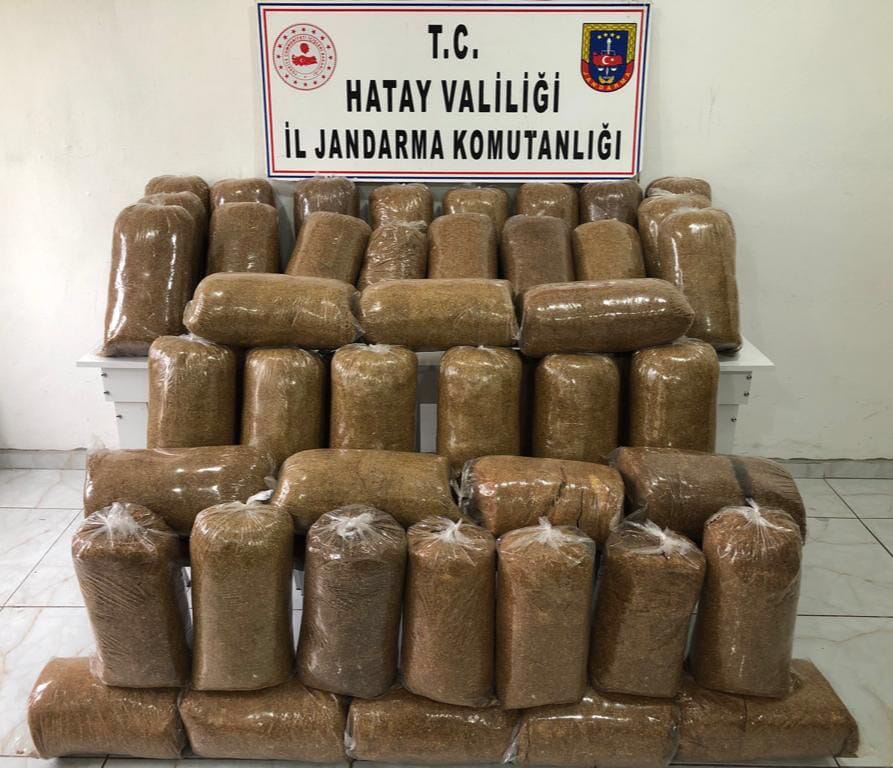 HASSA’DA 250 KG KAÇAK TÜTÜN YAKALANDI