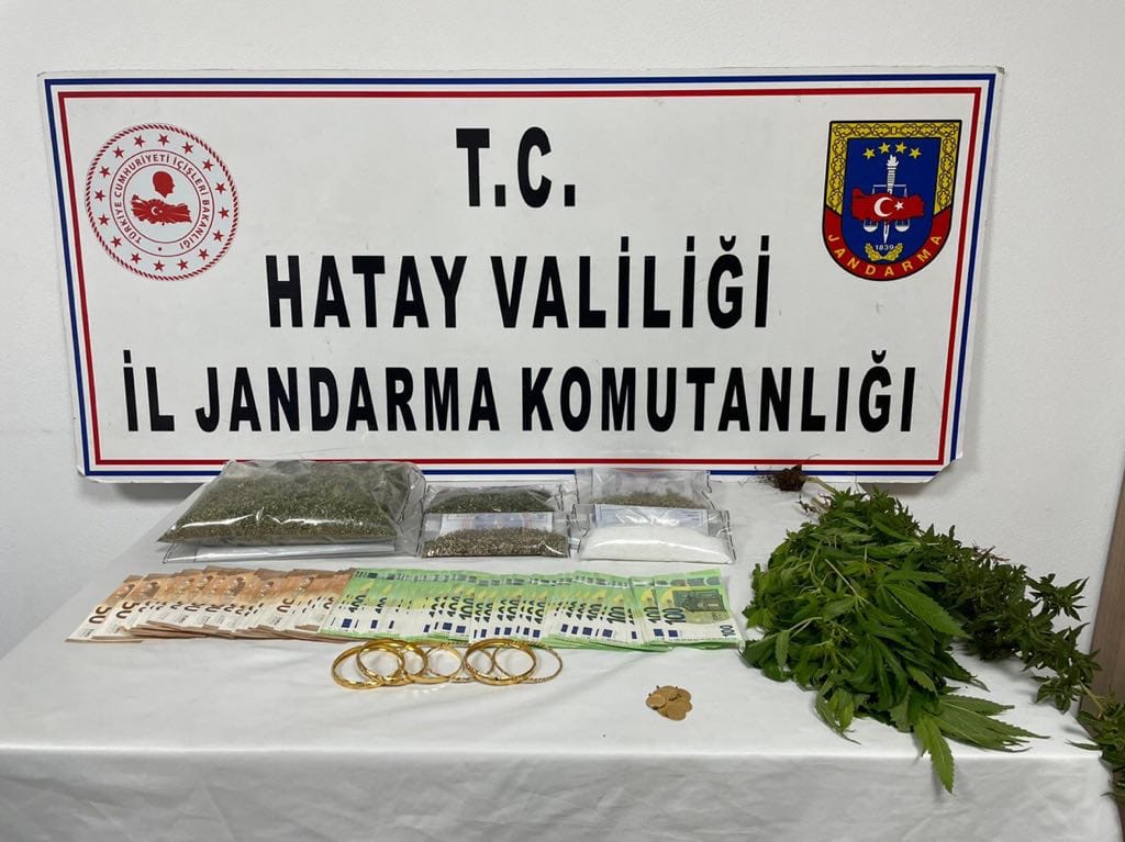 Kırıkhan’da uyuşturucu operasyonu