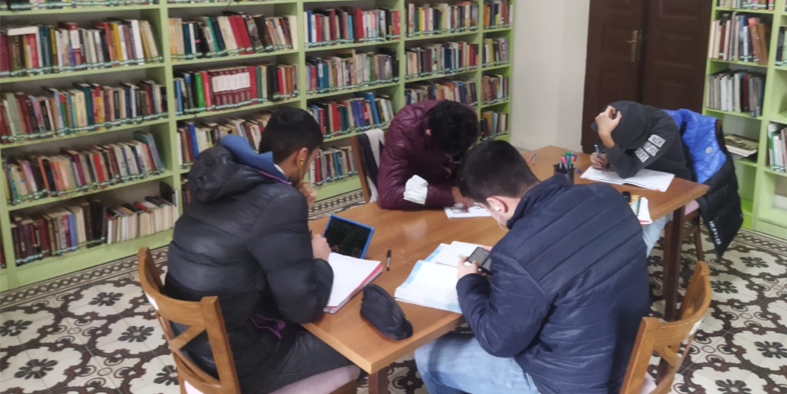 CENGİZ “ÖĞRENCİLER SÖMESTR TATİLİNDE KÜTÜPHANEYE AKIN EDİYOR”