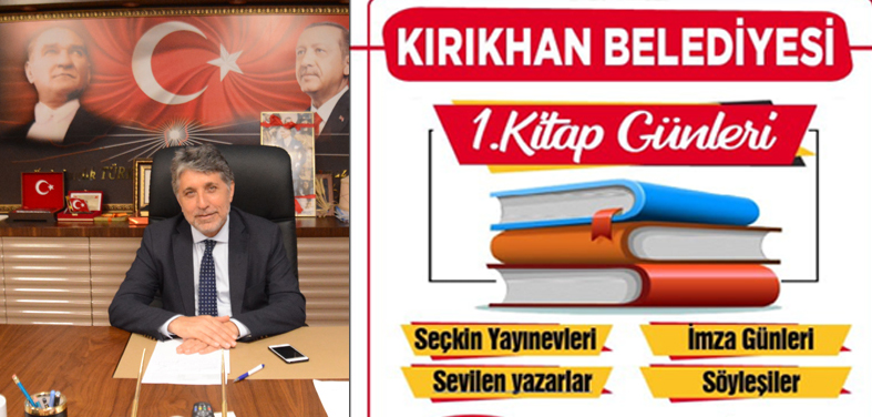 Kırıkhan  Belediyesi 1.Kitap Günleri Başlıyor