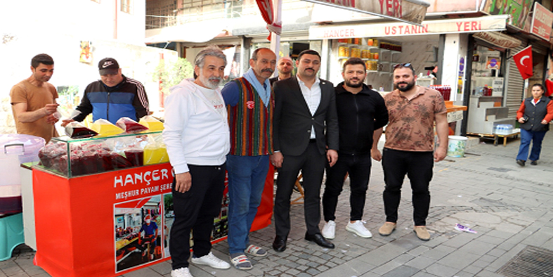 Başkan Döner, Uzun Çarşı Esnafını Ziyaret Etti