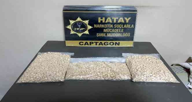 Hatay’da 5 bin 116 adet uyuşturucu hap ele geçirildi