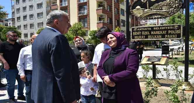 Şehit Özel Harekat Polisi Murat Bulkan Parkı açıldı