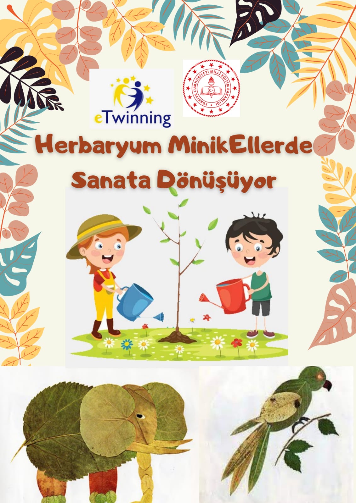 HERBARYUM MİNİK ELLERDE SANATA DÖNÜŞÜYOR