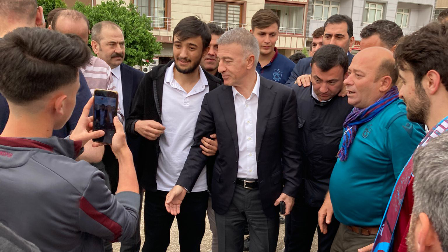 TRABZONSPOR BAŞKANI  KIRIKHAN’DA       