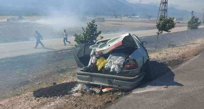 Kırıkhan-Hassa yolunda zincirleme kaza : 10 yaralı