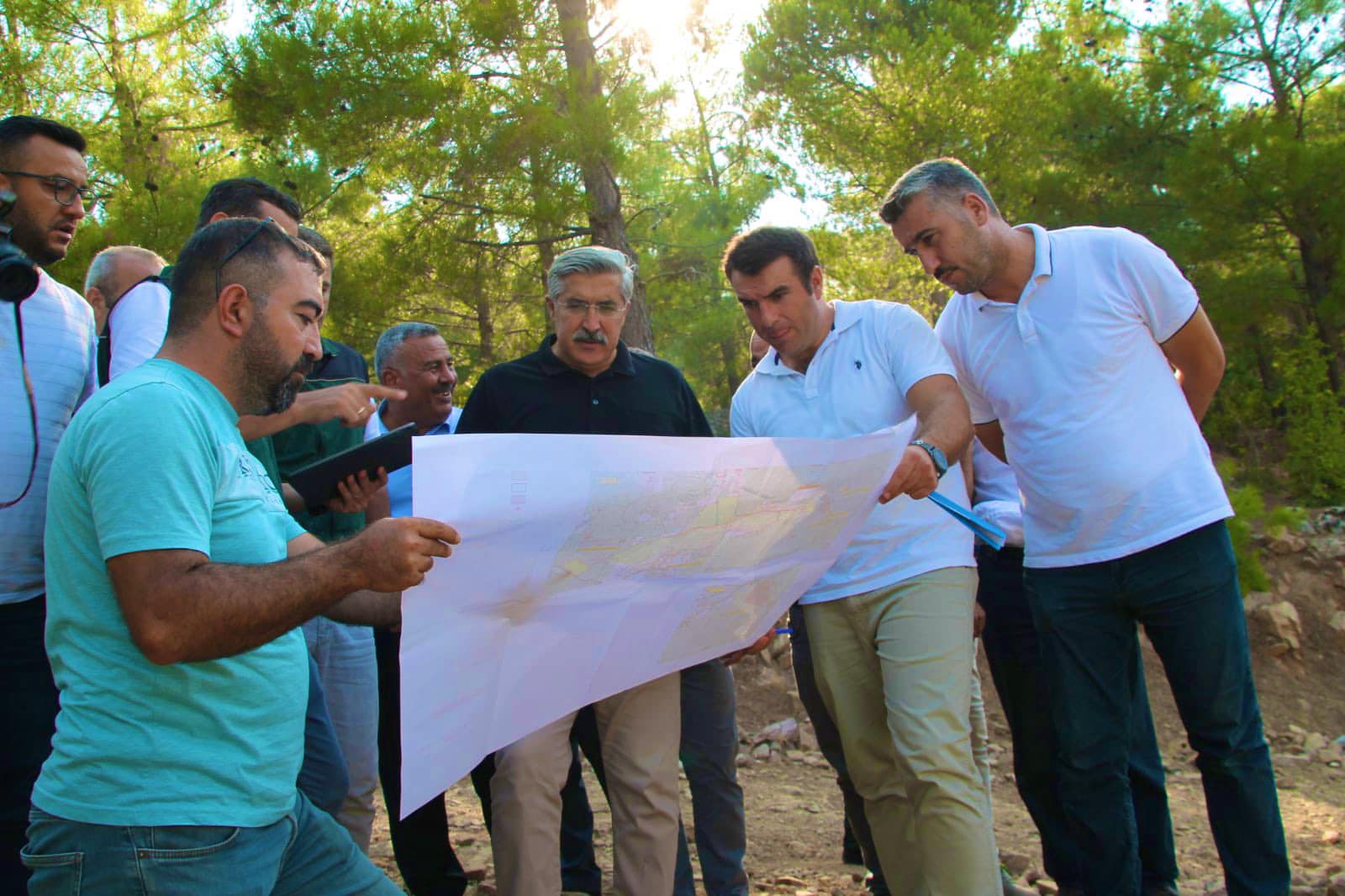 HASSA’DAKİ 3 BARAJDAKİ ÇALIŞMALARI  YERİNDE İNCELEDİLER