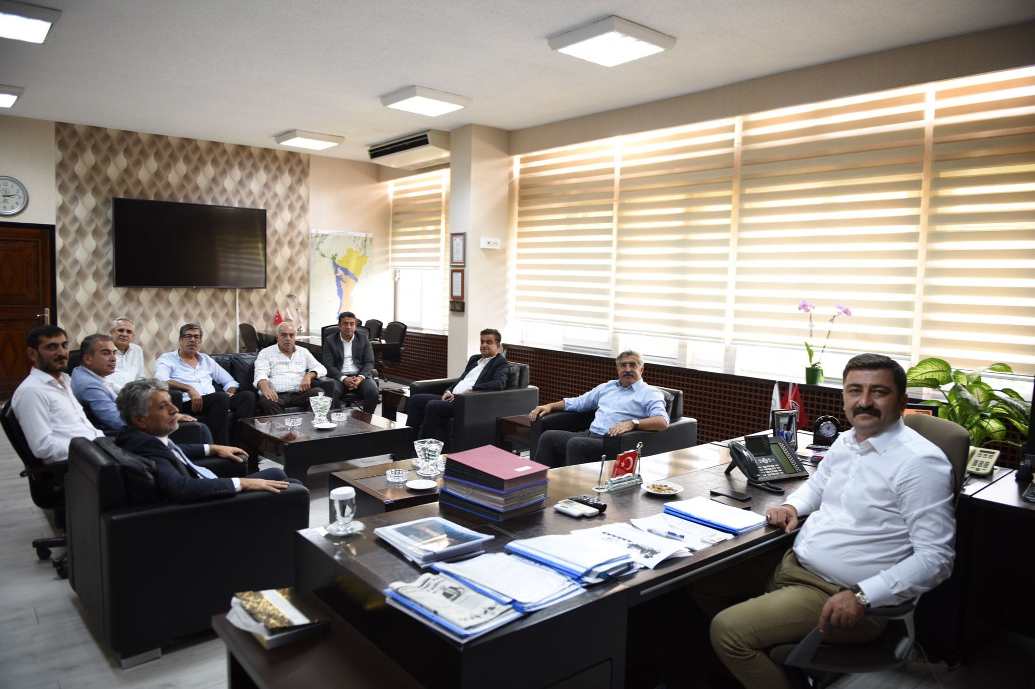 YAYMAN VE YAVUZ BÖLGE MÜDÜRLERİNİ ZİYARET ETTİLER