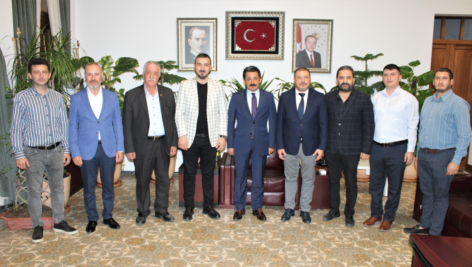 HGC YÖNETİMİ’NDEN KAYMAKAM DEMİR’E ZİYARET