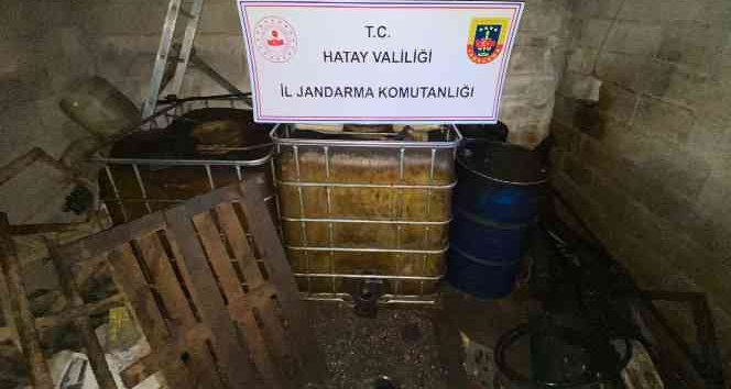 Hatay’da 8 bin 500 litre kaçak akaryakıt ele geçirildi