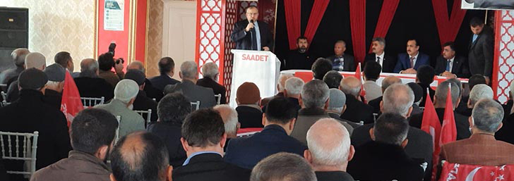 ÇALIŞKAN “ÜLKEYİ ANCAK SAADETLİ ÇÖZÜM KURTARIR”