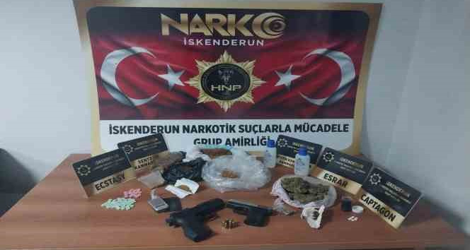 İskenderun’da uyuşturucu operasyonu: 2 gözaltı