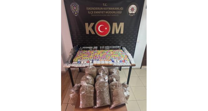 Hatay’da gümrük kaçağı tütün operasyonu