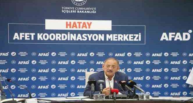 Bakan Özhaseki “Hatay’ı eski haline kavuşturmak bizim görevimiz”