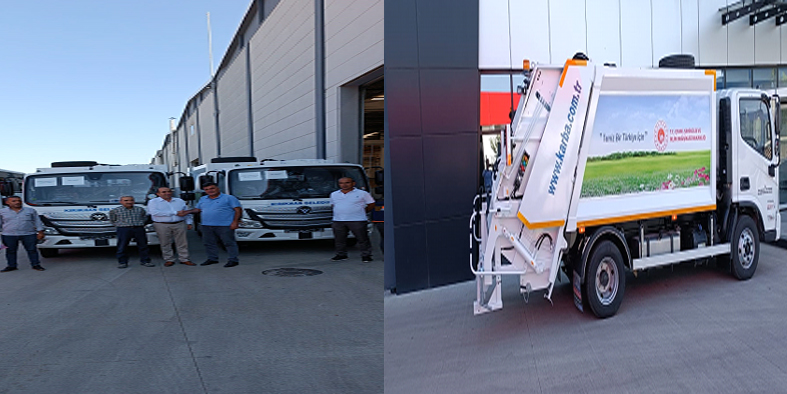 ÇEVRE VE ŞEHİRCİLİK BAKANLIĞI’NDAN KIRIKHAN’A ÇÖP TOPLAMA ARACI HİBE EDİLDİ