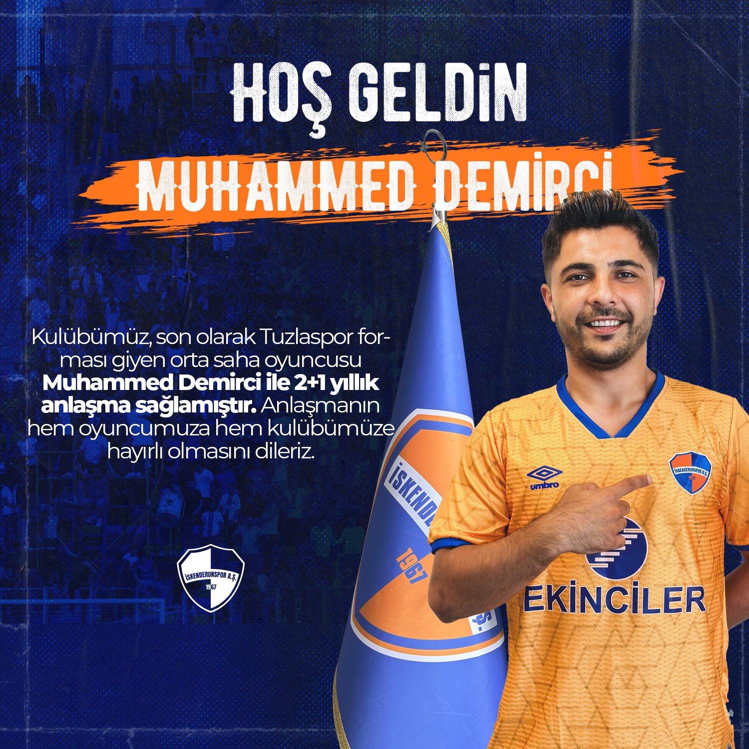 İskenderunspor, Muhammed Demirci ile anlaştı