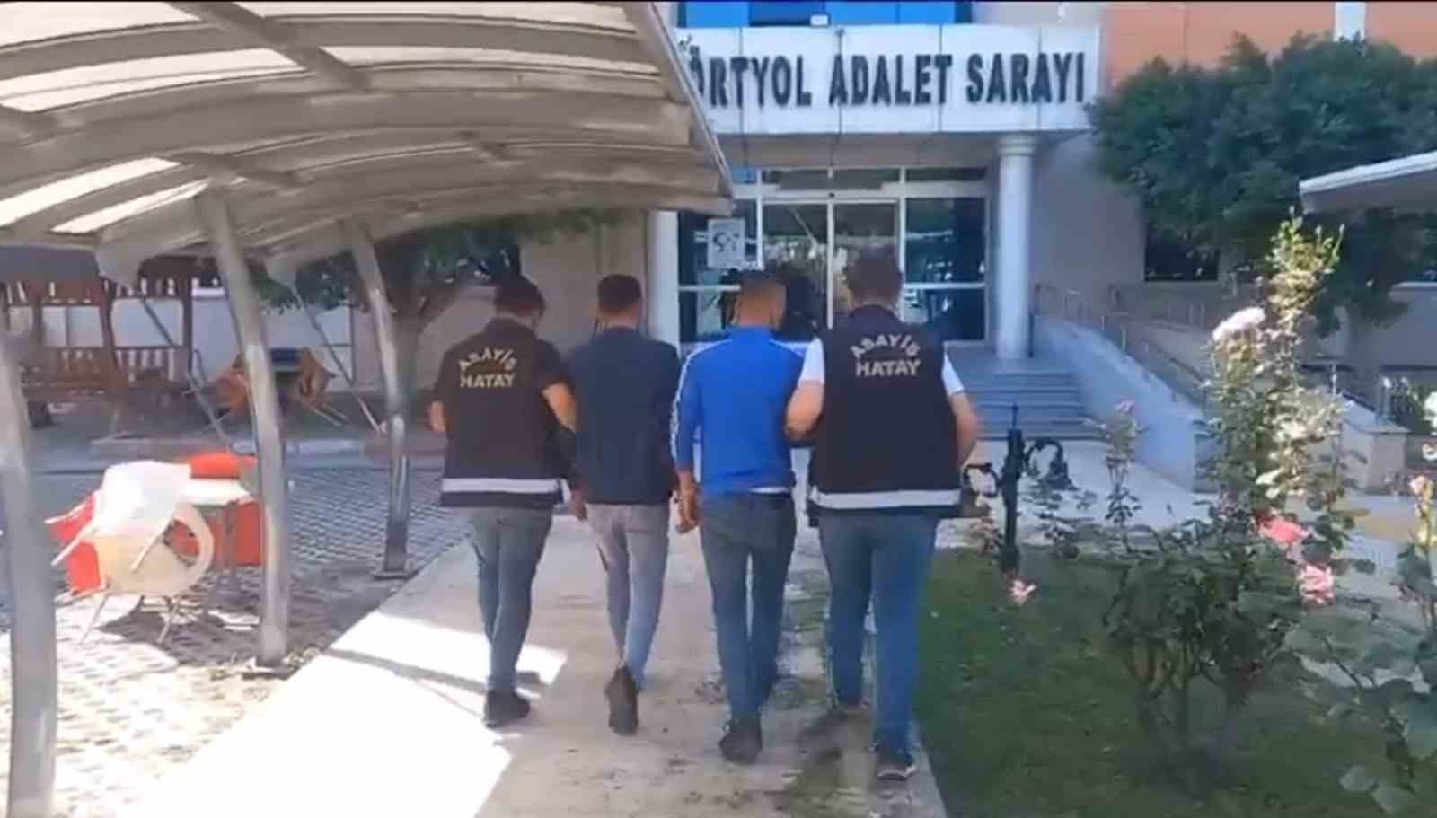 Hatay’da hırsızlık şüphelisi 5 kişi tutuklandı