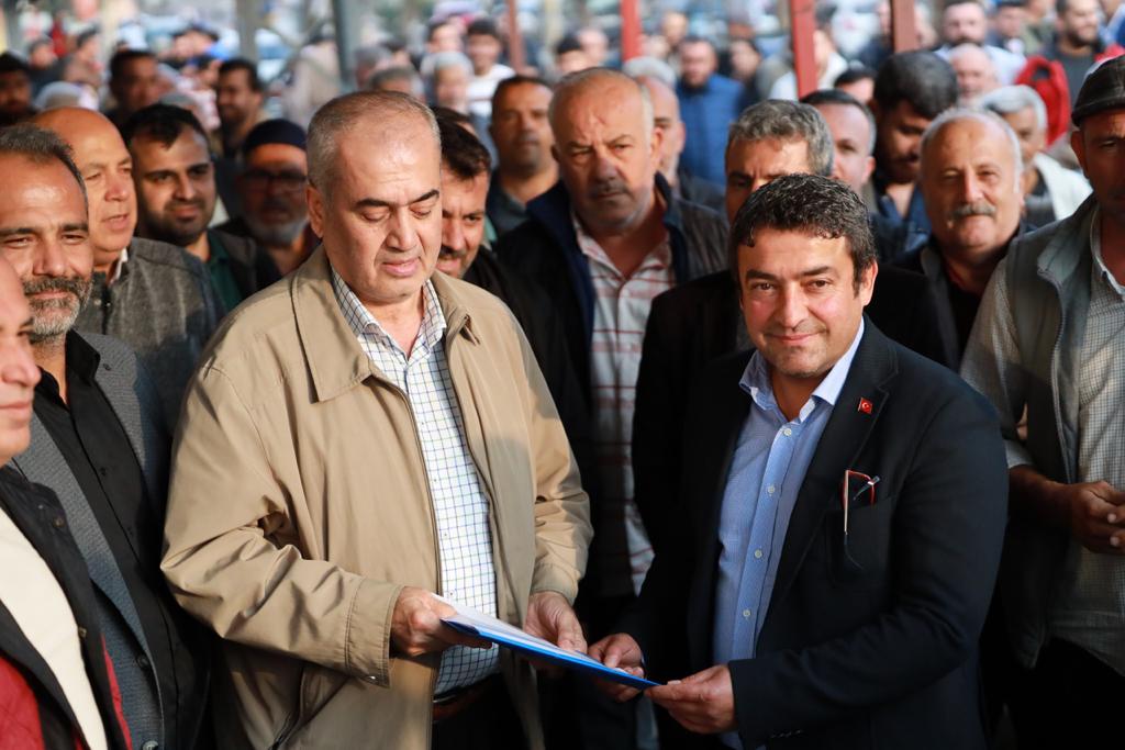 HASSA’DA CAFER SARI   BAŞVURUSUNU YAPTI