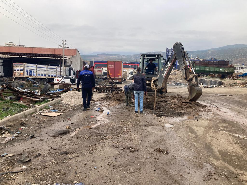 HATSU SANAYİ SİTESİNDEKİ  SORUNU ÇÖZDÜ