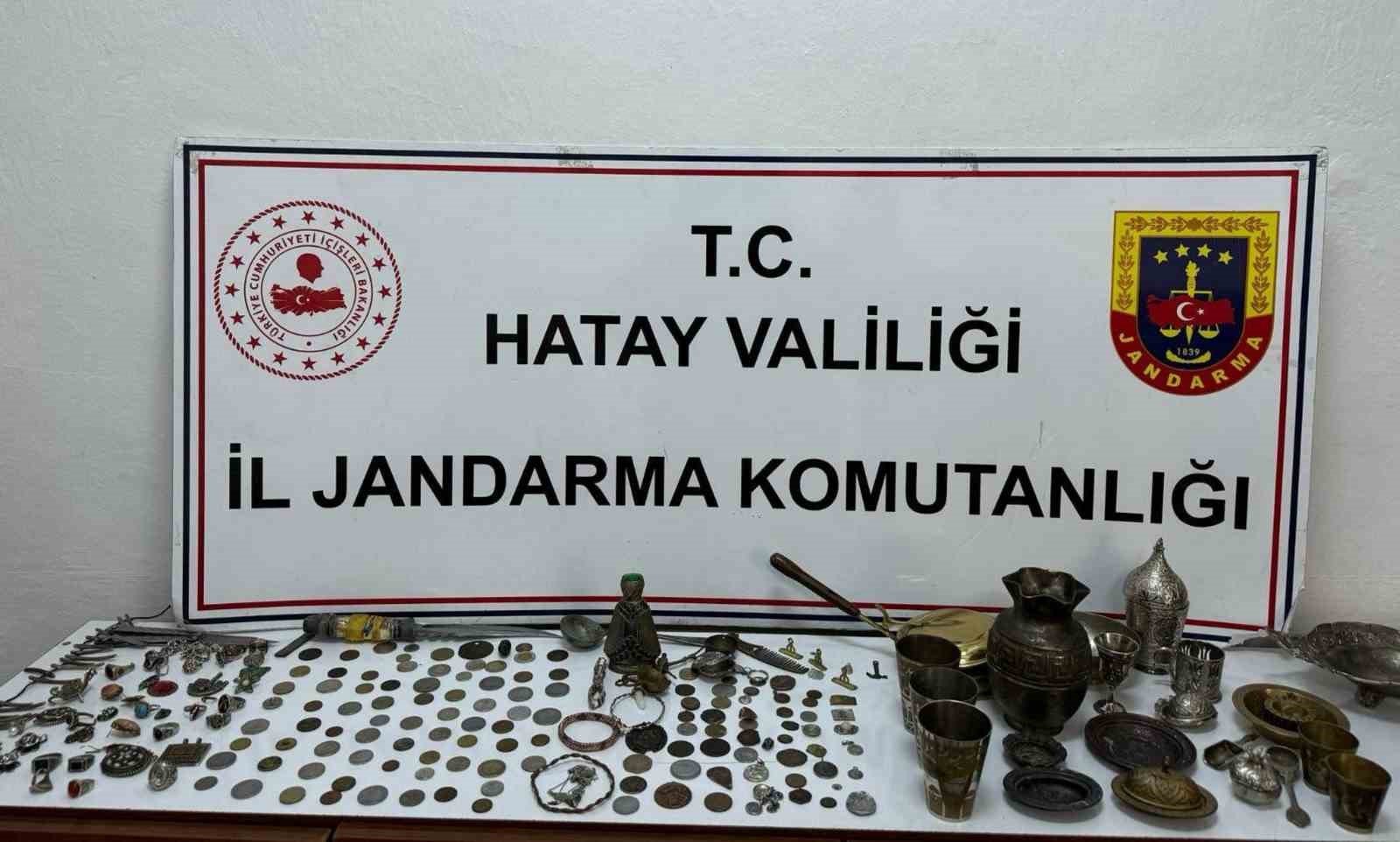 Kırıkhan’da 310 adet tarihi eser ele geçirildi