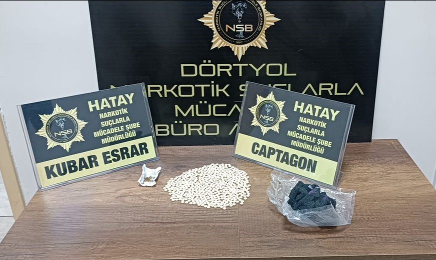 Dörtyol’da uyuşturucu madde ele geçirildi