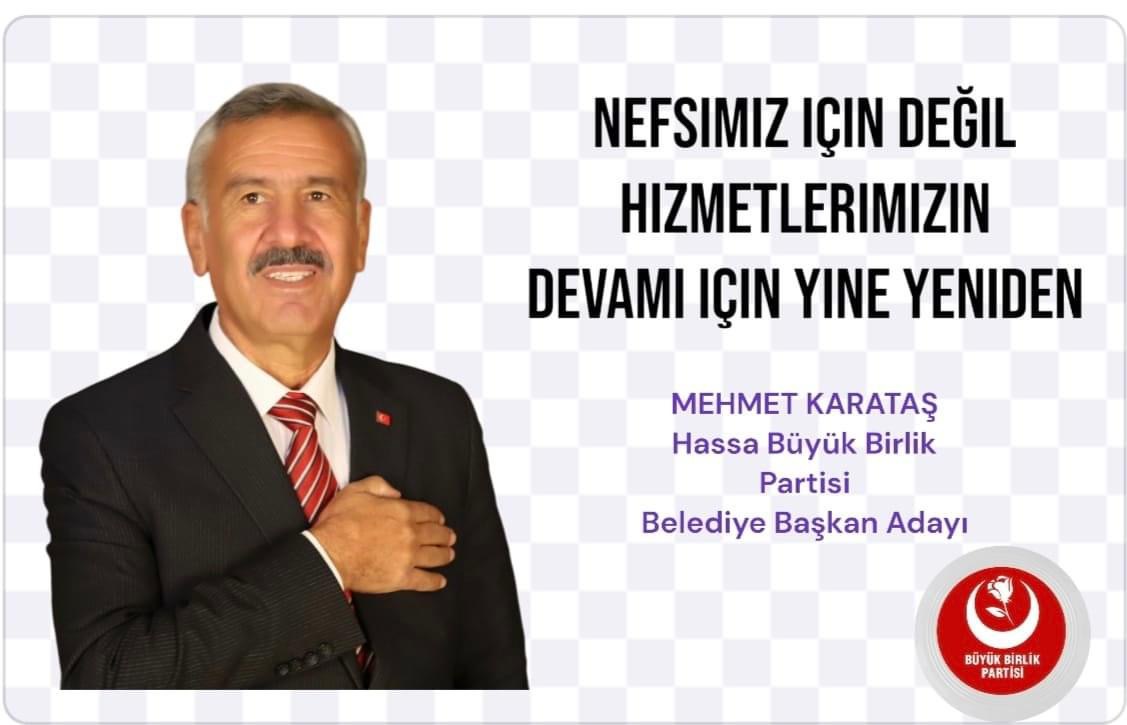 Hassa Belediye Başkanı Karataş  BBP den aday oldu