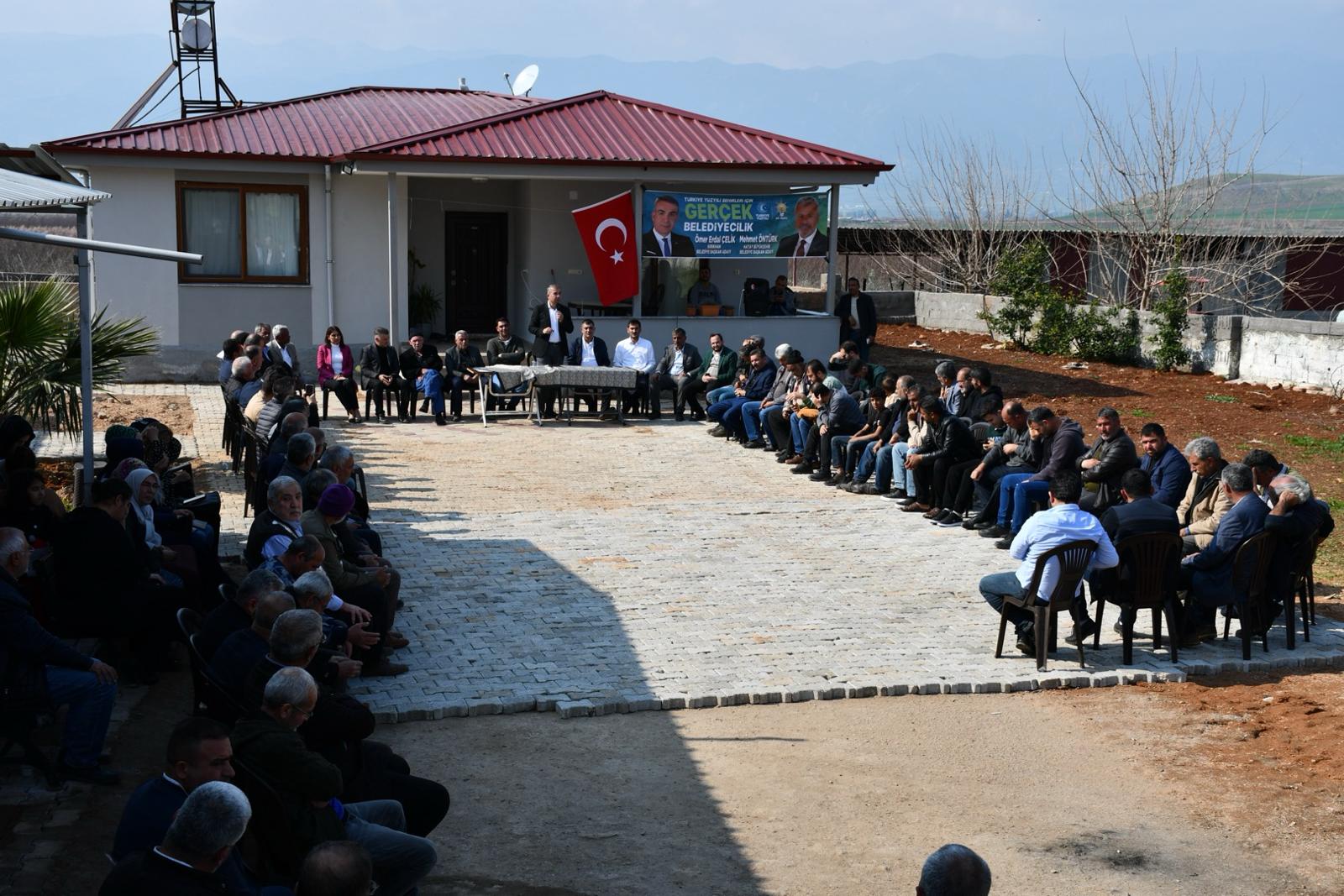 GÜLTEPE VE AYGIRGÖLÜ’DE ÖMER ERDAL ÇELİK’E TAMAM DEDİ