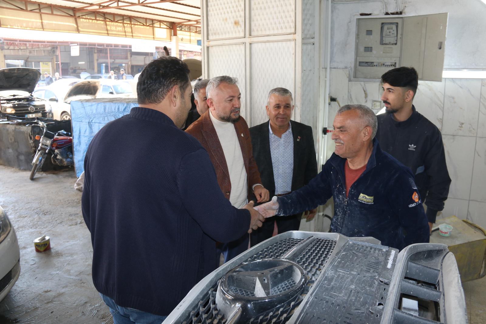 Dr. Şeref Vardı, esnaflarımızın sorunlarına çözümümüz hazır