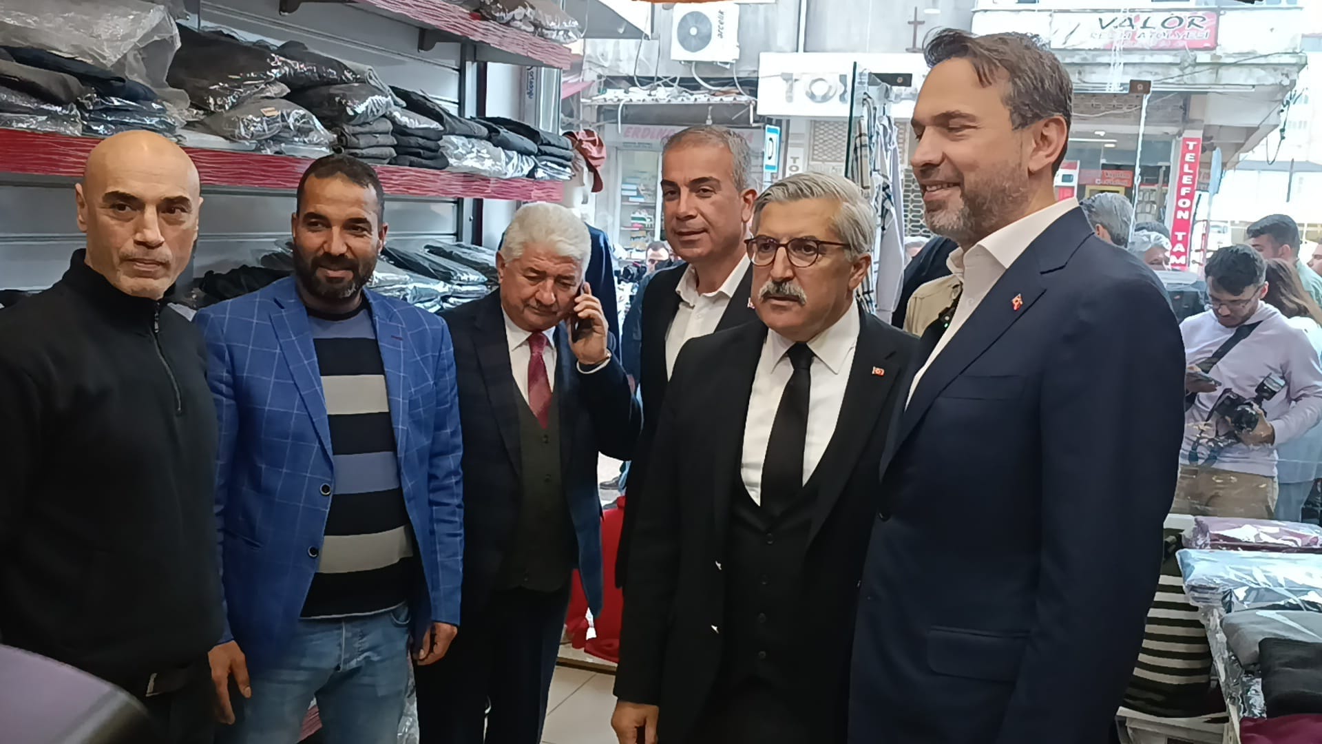 ÖMER ERDAL ÇELİK ENERJİ BAKANI İLE ESNAF ZİYARETİ YAPTI