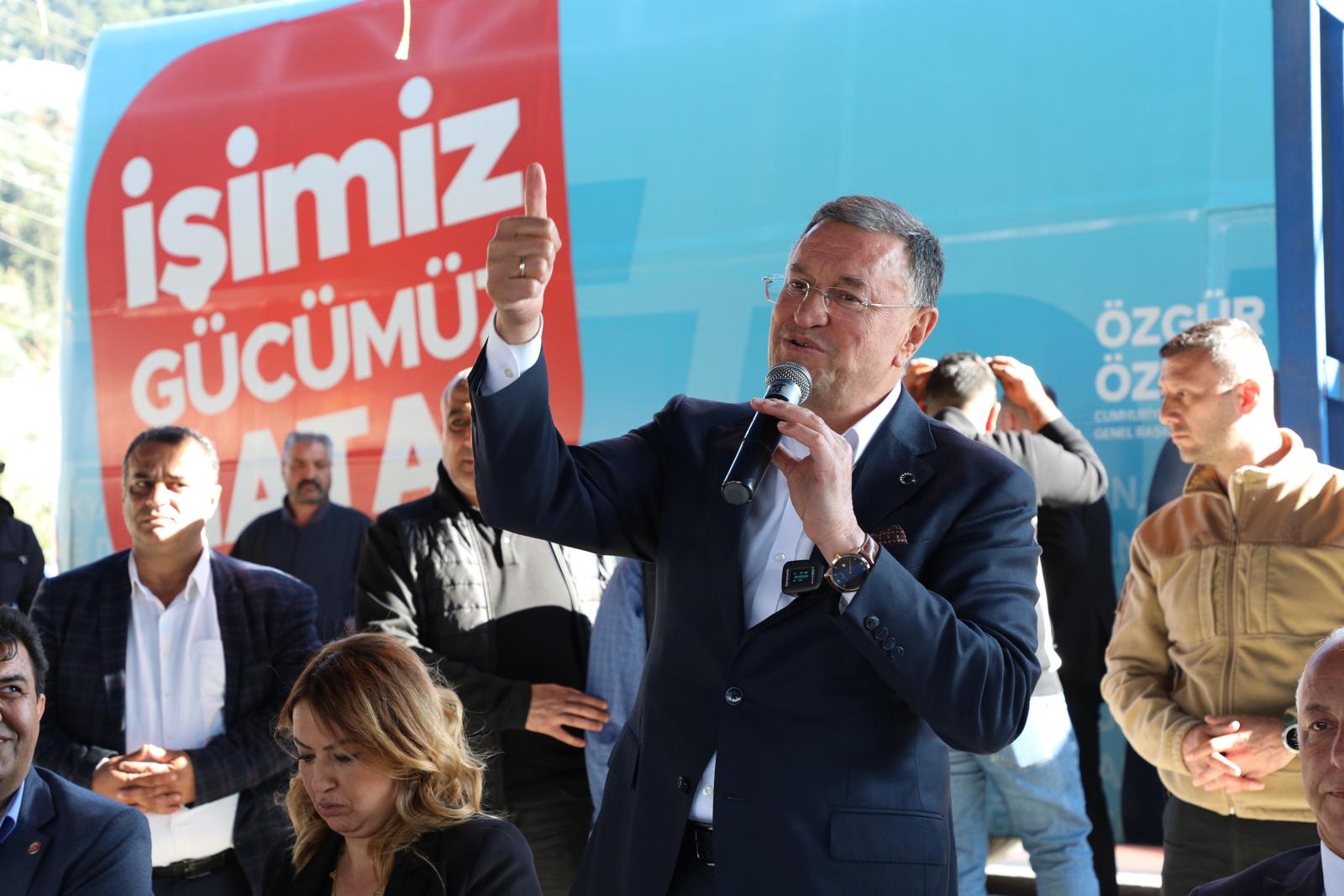 İSKENDERUN’DA LÜTFÜ BAŞKAN SESLERİ YÜKSELDİ