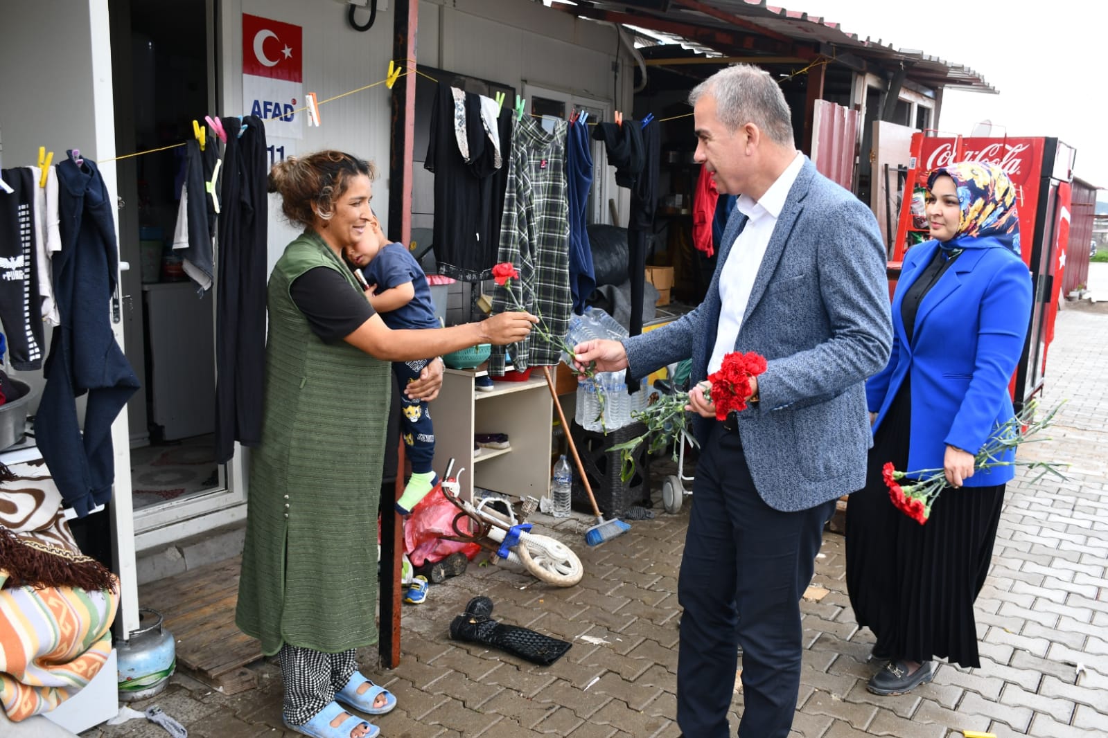ÖMER ERDAL ÇELİK KONTEYNIR KENT ZİYARETLERİNE DEVAM EDİYOR