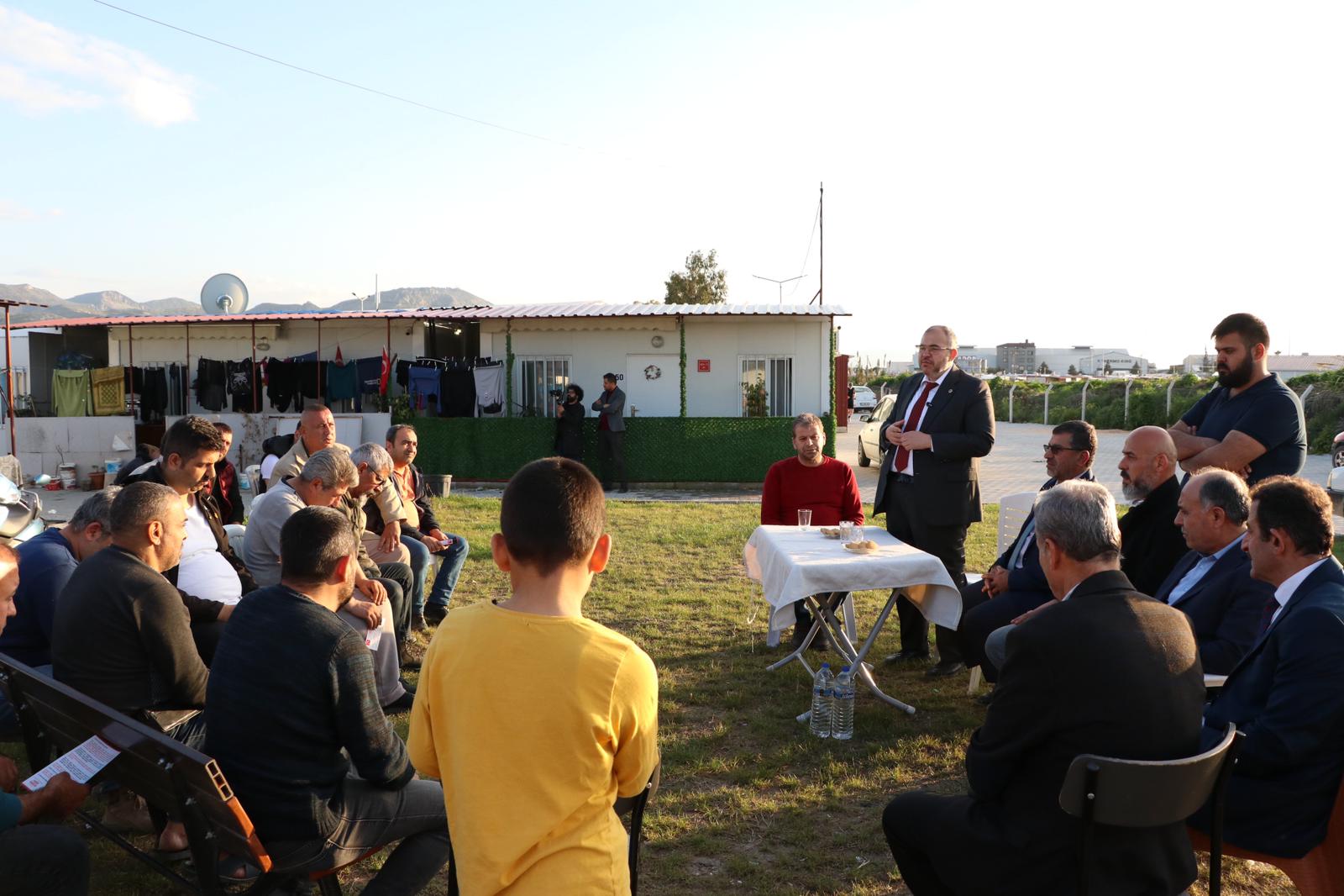 ÇALIŞKAN “KONTEYNER KENTLER SÜREKLİ YAŞAM ALANI OLAMAZ”