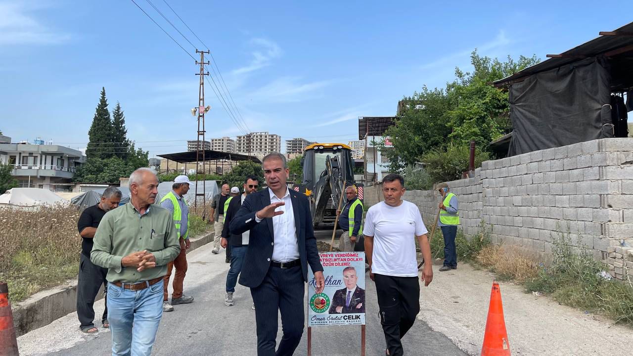 BAŞKAN ÇELİK’İN ÇALIŞMALARI GÖZ DOLDURUYOR