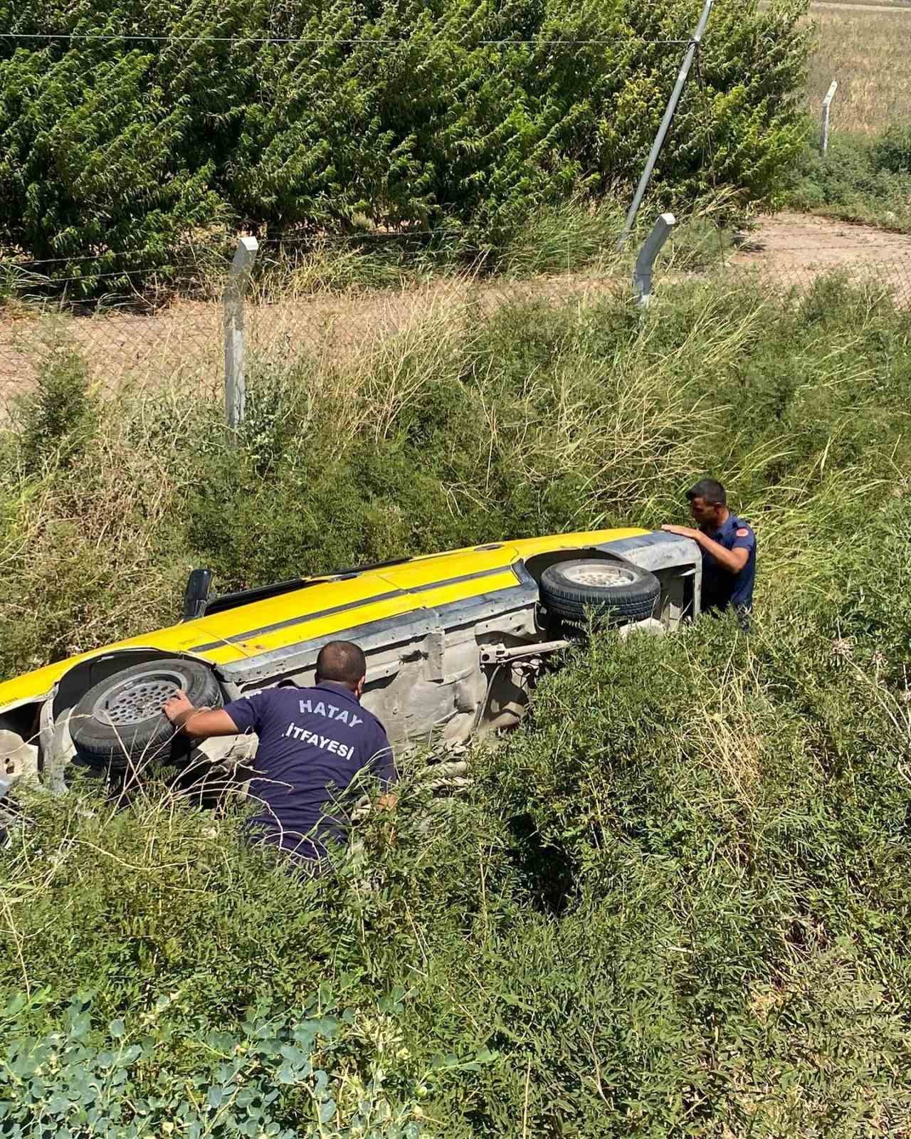 ANTAKYA’DA TRAFİK KAZASI: 1 YARALI