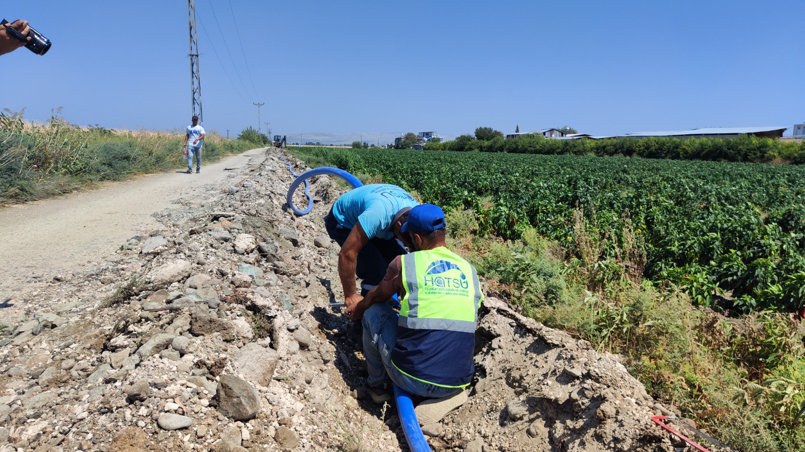 BOHŞİN MAHALLESİ’NİN SU İLETİMİ GÜÇLENDİRİLİYOR