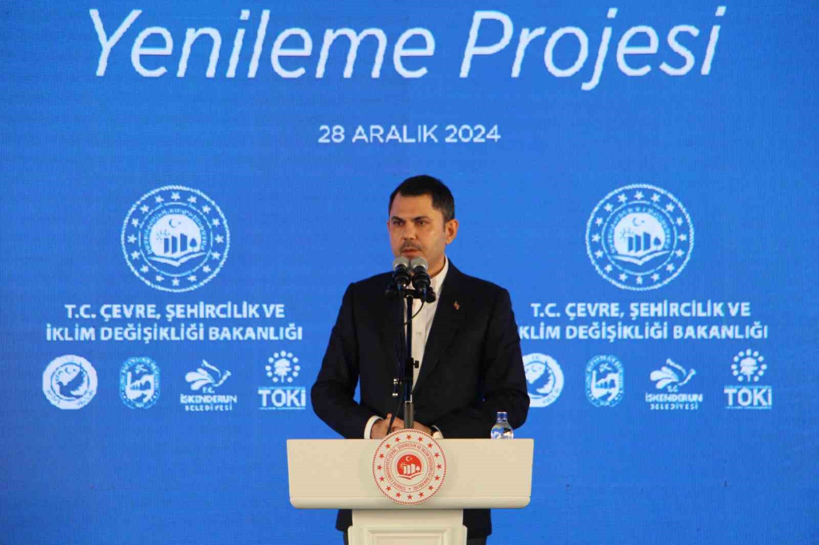 BAKAN KURUM, İSKENDERUN’DA DEV PROJENİN TEMELİNİ ATTI