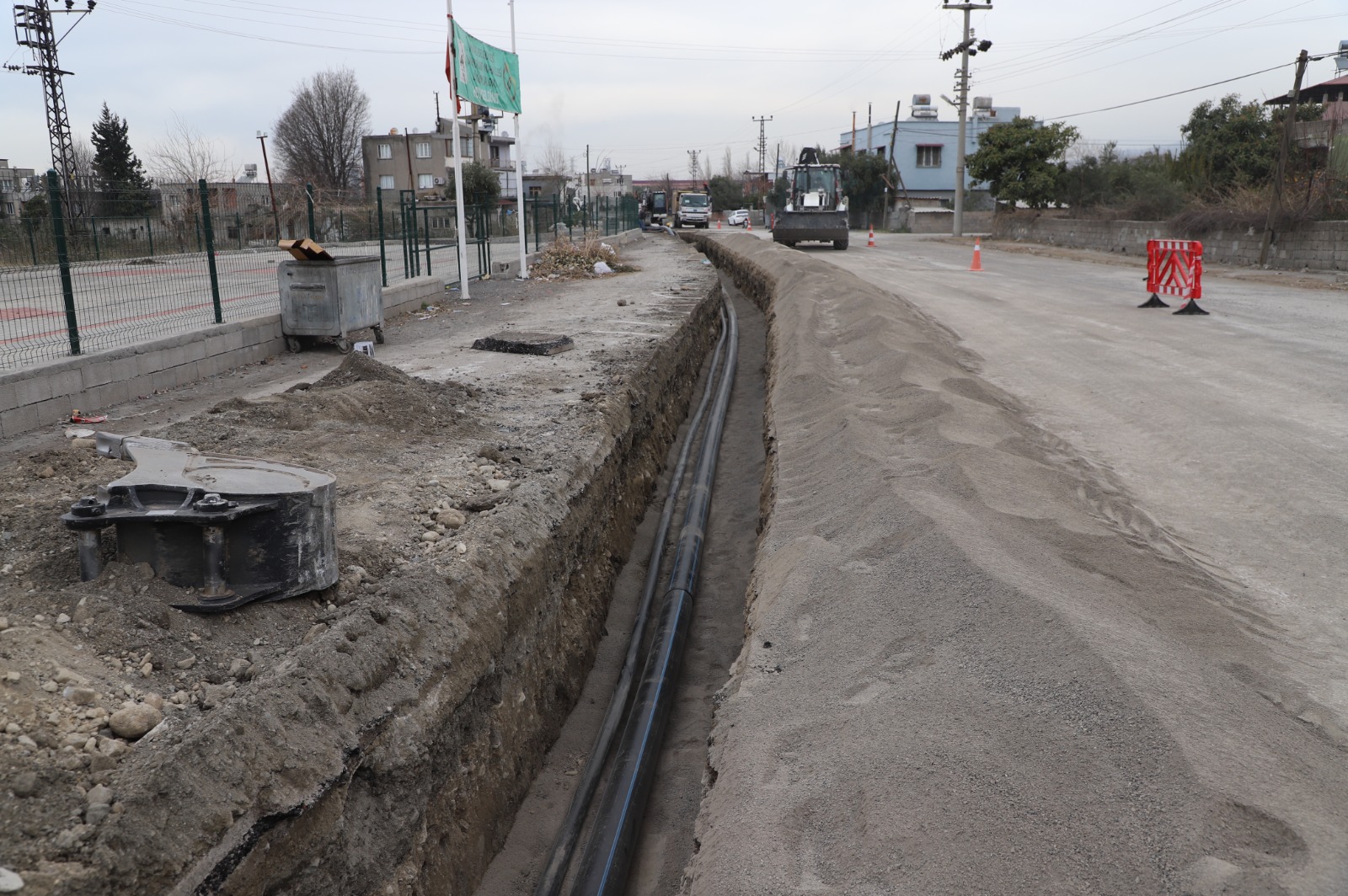 PAYAS İÇME SUYU PROJESİ, TAM GAZ DEVAM EDİYOR 10 MAHALLE YENİ ŞEBEKESİNE KAVUŞACAK