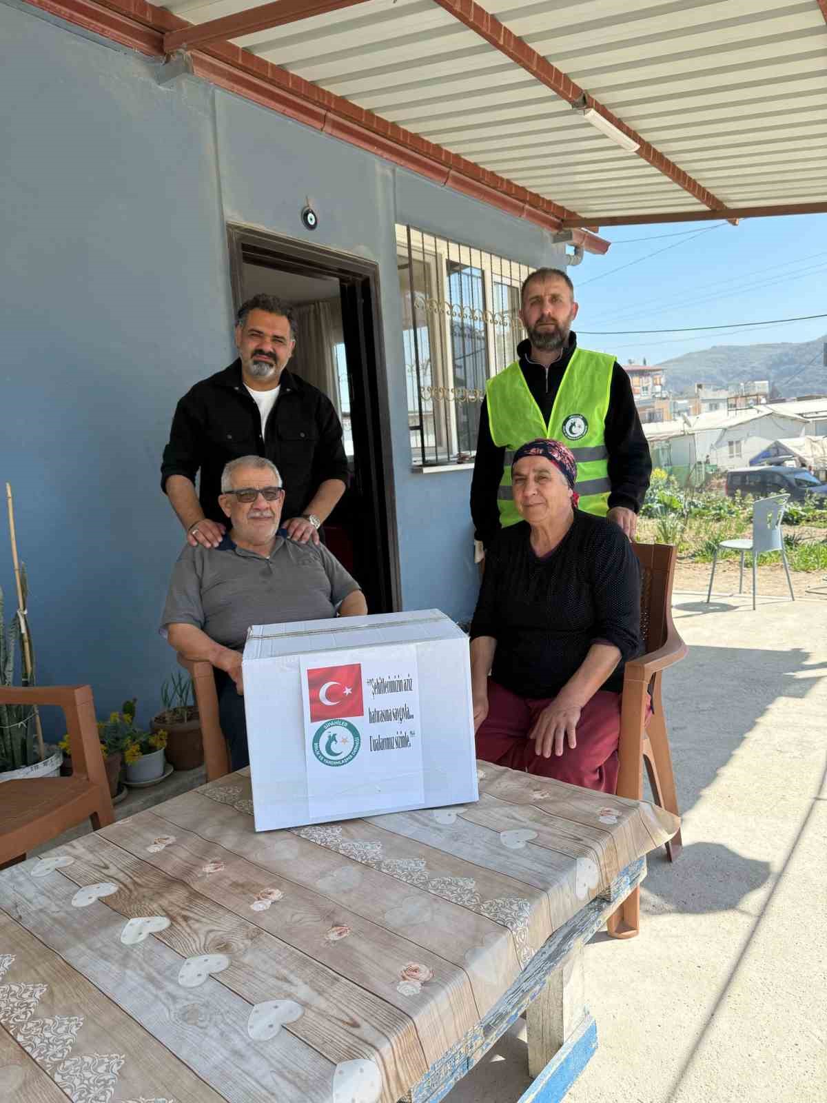 HATAY’DA ŞEHİT YAKINLARI VE GAZİLER RAMAZAN AYINDA UNUTULMADI