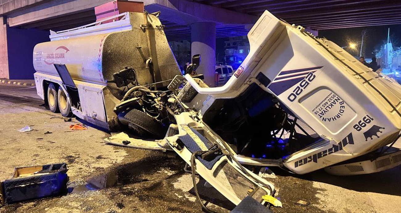 Fren arızası meydana gelen arazöz dehşeti yaşattı: 1 ölü, 1 ağır yaralı