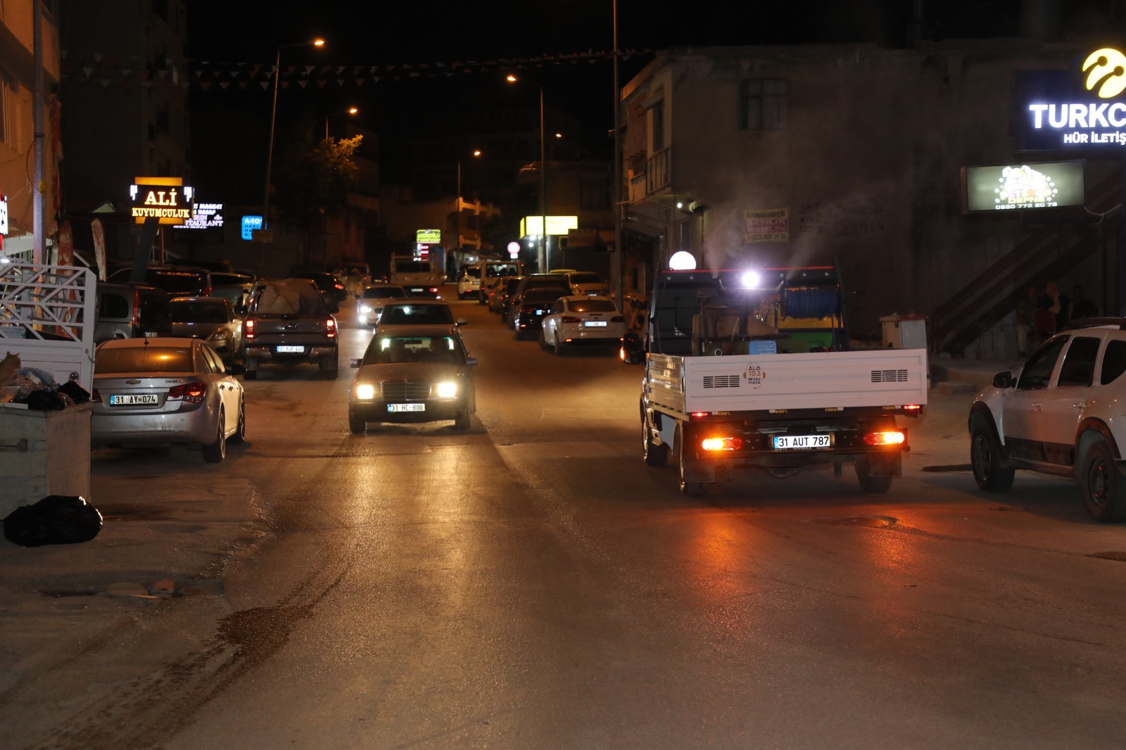 HBB’NİN GECE İLAÇLAMALARIYLA HAŞERELERE GEÇİT YOK