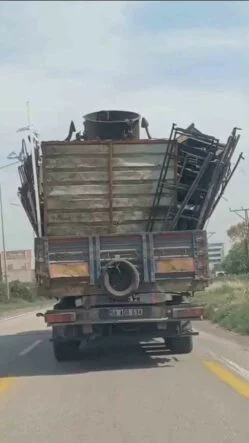 KAZAYA DAVETİYE ÇIKARARAK YÜK TAŞIYAN SÜRÜCÜYE CEZA YAĞDI