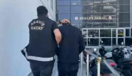 DEFNE'DE 10 YIL HAPİS CEZASI BULUNAN ŞAHIS TUTUKLANDI