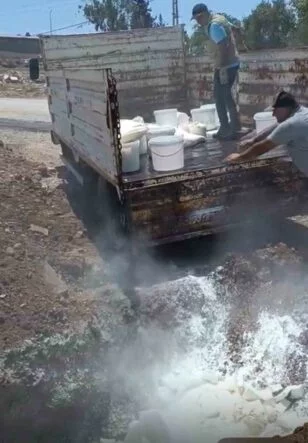 MİDE BULANDIRAN ŞARTLARDA ÜRETİLEN YARIM TON SÜT VE SÜT ÜRÜNÜ İMHA EDİLDİ