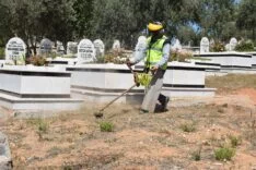 HBB, MEZARLIKLARDA ÇALIŞMALARINI SÜRDÜRÜYOR