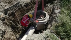 MADENBOYU’NUN ATIK SU HATTI SORUNU ÇÖZÜLDÜ