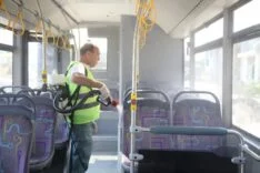 HBB OTOBÜSLERİ GÜNLÜK DEZENFEKTE EDİLİYOR