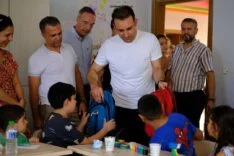 Girne Mansuroğlu Kültür Merkezi’nde minikler sanat coşkusu yaşadı