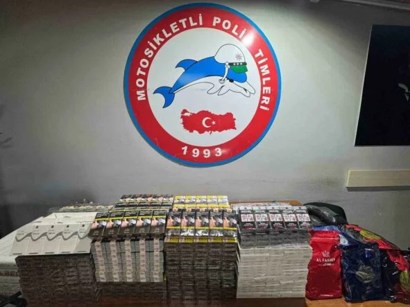İSKENDERUN'DA KAÇAK SİGARA VE NARGİLE TÜTÜNÜ ELE GEÇİRİLDİ