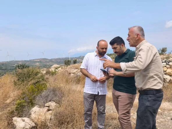 Kaymakam Yazıcı, deprem konutları alanını inceledi