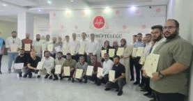 Hatay’da müftülük personeline başarı belgesi verildi